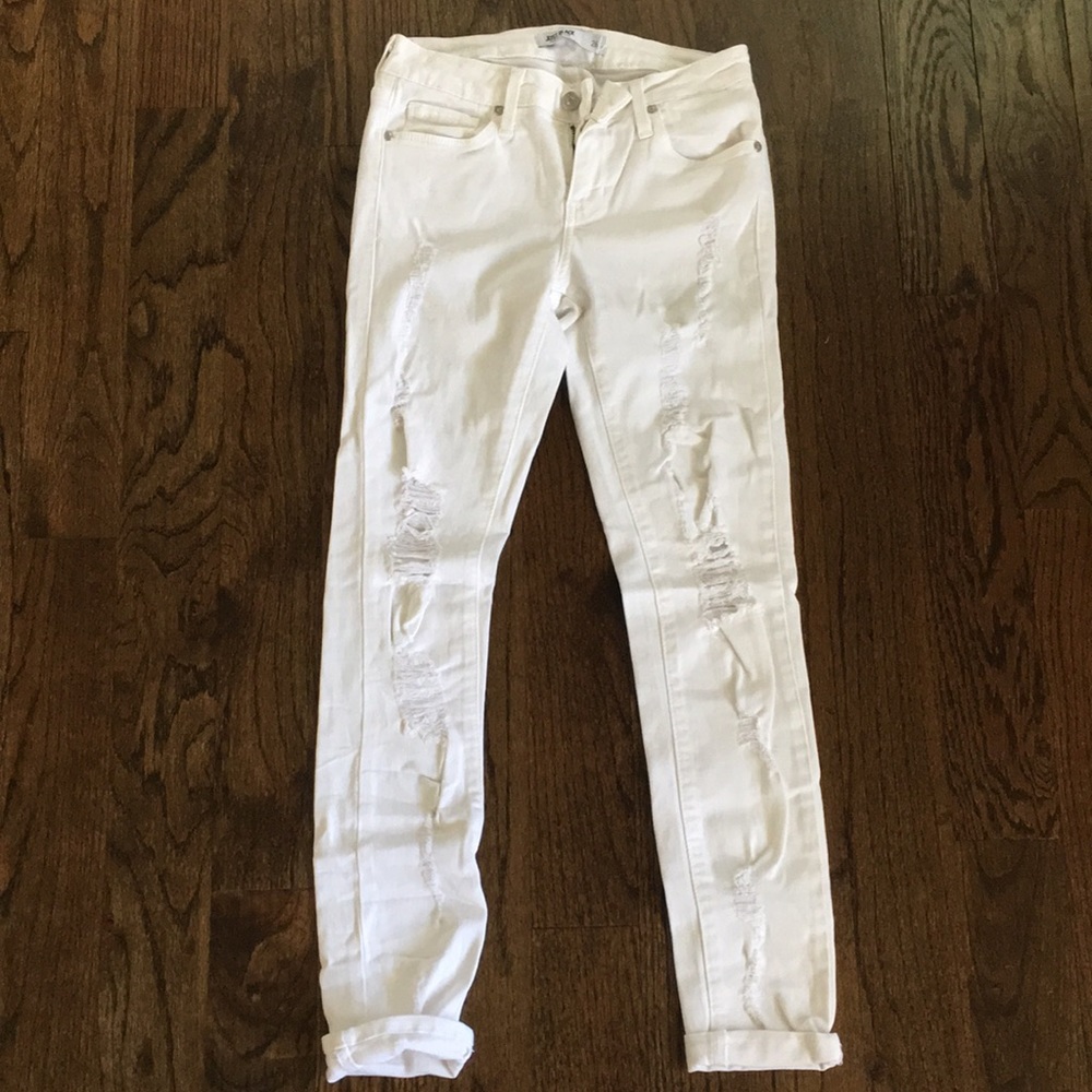 Just Black Lightweight White Denim